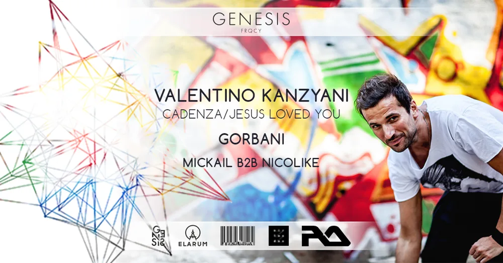 Flyer: Genesis Frequency with Valentino Kanzyani