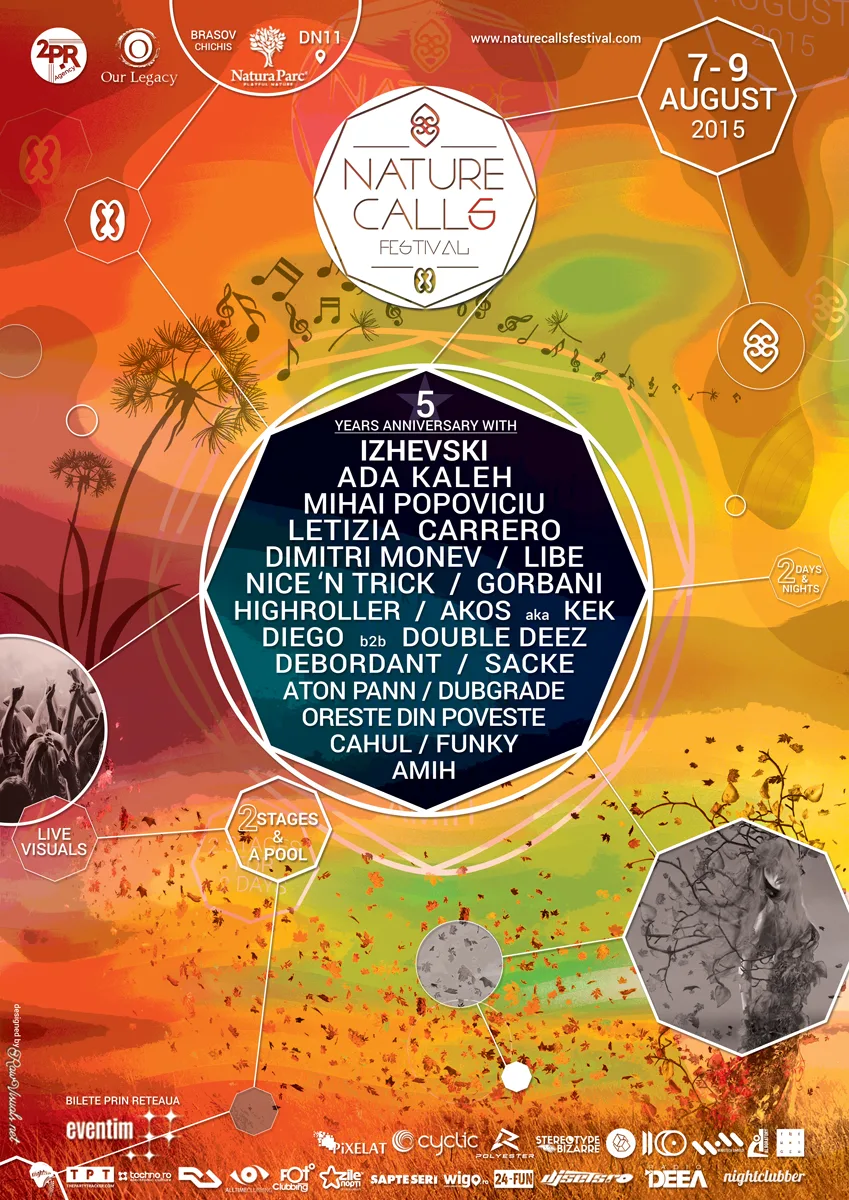 Flyer: Nature Calls 5 Years Anniversary